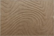 Dywan tuftowany 100% wełna - 200 x 290 cm - Taupe - 2000g/m² - NOELIA