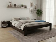 Łóżko ADA 140 x 200 cm, orzech Stelaż: Ze stelażem listwowym rolowanym, Materac: Materac Sommera 18 cm