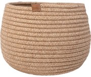 Koszyk pleciony Okrągły koszyk beżowy LOOP 020x025 inny