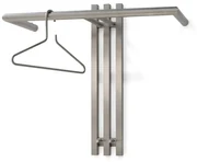 Metalowy wieszak ścienny w kolorze srebra Senza – Spinder Design
