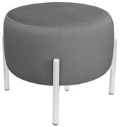 Pufa OLA LOFT ławka podnóżek metal biała BL14