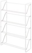 Biały metalowy regał na buty Frame – YAMAZAKI