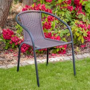 Krzesło ogrodowe Bistro Plus brązowy PATIO