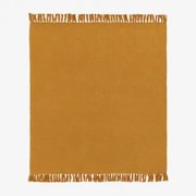 Kocyk Z Bawełny Gradd Musztarda - Sklum