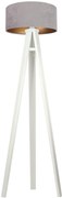 Lampa stojąca HOME 40 szara/złota/biała BPS KONCEPT