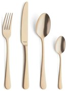 Zestaw sztućców AUSTIN ze stali nierdzewnej, 24 części, złoty