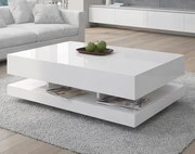 Stolik kawowy Tora 120x60 cm, kolor biały połysk