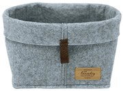 Organizer na kosmetyki i drobne przedmioty FELI, z imitacji filcu, 24 x 16 x 16 cm, WENKO