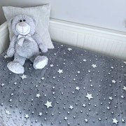 Koc dziecięcy świecący w ciemności STAR 150x200 cm