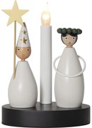 Czarno-biała dekoracja świetlna ze świątecznym motywem Christmas Joy – Star Trading