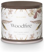 Zapachowa sojowa świeca czas palenia 50 h Woodfire – ILLUME x Bloomingville