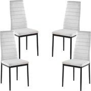 Zestaw 4 Krzese Lauter Aksamitne