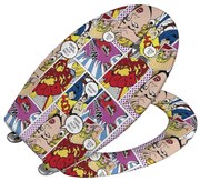 WENKO 22797100-WC deska sedesowa POP-ART 45x38 cm wielobarwna/srebrna