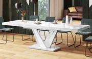 Rozkładany stół do jadalni Vegas Hubertus w wysokim połysku