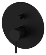 Paffoni - Bateria prysznicowa do montażu podtynkowego LIGHT czarna