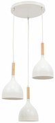 Lampa wisząca WOLDES II biała ELTAP