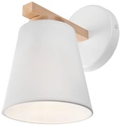 Biały kinkiet ø 15 cm Ellie – LAMKUR