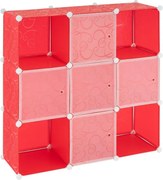 Czerwony regał RED RACK - system wtykowy