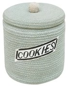 Jasnoniebieski tekstylny dziecięcy kosz na zabawki ø 20x26 cm Cookie Jar – Lorena Canals