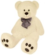 Monzana Duży pluszowy miś BENY, 100cm, kremowa