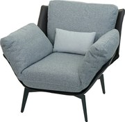 Fotel MCW-L82, fotel wypoczynkowy,  czarny