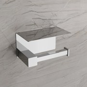 Uchwyt na papier toaletowy OLA - z półką