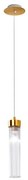 Kolarz 6009.30130 - Żyrandol na lince RAGGIO 1xE14/25W/230V 24K złoty