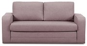 Jasnoróżowa rozkładana sofa 160 cm Come – Bobochic Paris