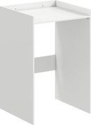 HOMCOM Szafka łazienkowa wnękowa z otwartą półką, szafka łazienkowa do małych pomieszczeń, 64 x 60 x 97,5 cm, Biały | Aosom PL