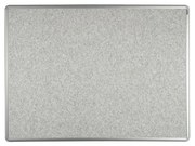 Tablica tekstylna ekoTAB w aluminiowej ramie, 900 x 600 mm, szara