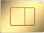 Mexen Tex 05 przycisk spłukujący stal nierdzewna, złoty szampański błyszczący - 6105-08