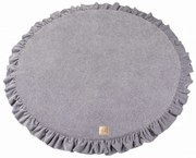 Szara mata do zabawy dla dzieci ø 100 cm – Meowbaby