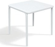 Stół ogrodowy Brene White 79,5 x 79,5 cm FERNE
