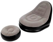 Fotel dmuchany z podnóżkiem sofa wypoczynkowa