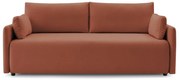 Pomarańczowa rozkładana sofa 211 cm Marcel – Bobochic Paris