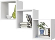 Półka AKORD STAR Biała 78 cm kolor Biały mat 3 półki 78x20x55 cm