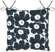 Poduszka wiązana na krzesło, EUGENIE, 38 x 38 cm