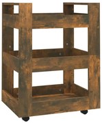 Wózek kuchenny organizer dąb przydymiony L8-F01