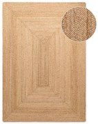 Dwustronny dywan z juty tkany ręcznie w naturalnym kolorze 80x150 cm Sharmila Natural Brown – Hanse Home