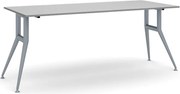 Stół konferencyjny do biura WIDE, 180x80 cm, szary