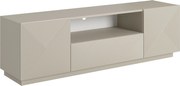 Szafka RTV Asha 167 cm z szufladą i wnęką - kaszmir