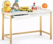 Białe małe biurko dla dziecka styl skandynawski F6-M56