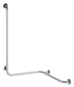 Poręcz prysznicowa 66x118 cm, stal nierdzewna/srebrna