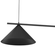 Lampa wisząca CAPITAL CZARNY 2XGX53, podwójna, dwa klosze