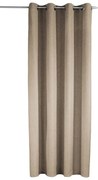 Brązowa zasłona 135x245 cm Len Uni – Sehlbach