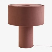 Lampa Stołowa Tapicerowana Pianela Aksamitny Daydream Pink - Sklum