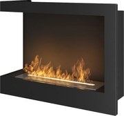 Kominek bioetanolowy Corner 600 Left SimpleFire do zabudowy ze szkłem