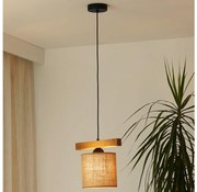 Brilagi - Żyrandol na lince FOREST 1xE27/15W/230V sosna/brązowy/czarny