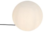Nowoczesna lampa zewnętrzna biała 35 cm IP65 - Nura