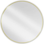 Mexen Loft lustro łazienkowe okragłe 90 cm, rama złota - 9850-090-090-000-50